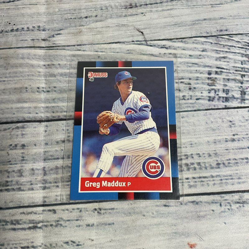 Vtg. Donruss 88 Greg Maddux #539 Ungraded Baseball Card Great Condition