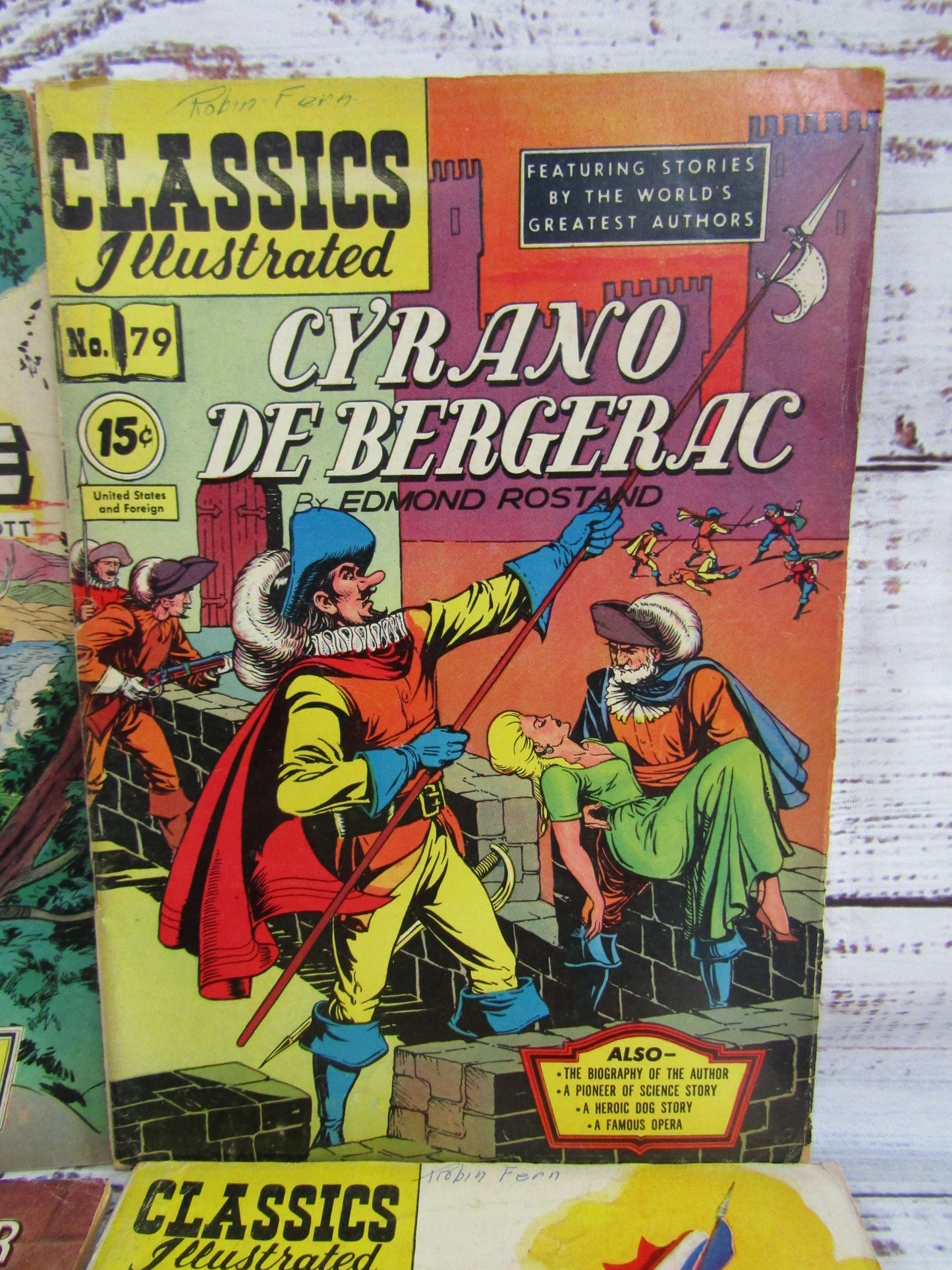 Vintage Classic Illustrated Set of 4 Comic Books