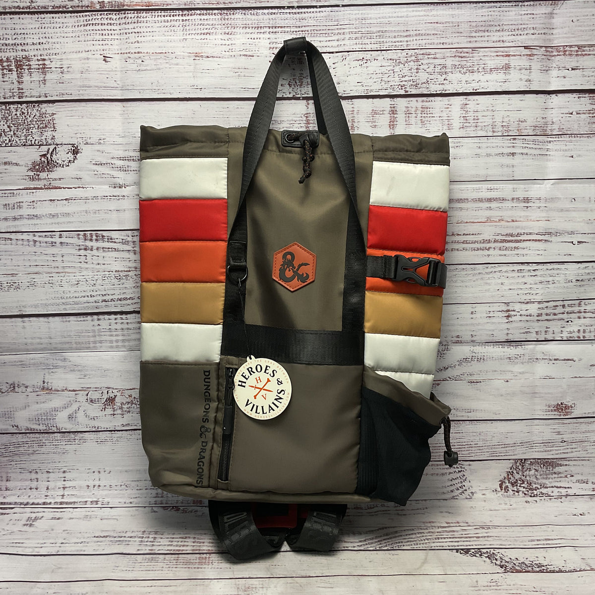 Heroes & Villains Dungeons & Dragons Multicolor Drawstring Backpack