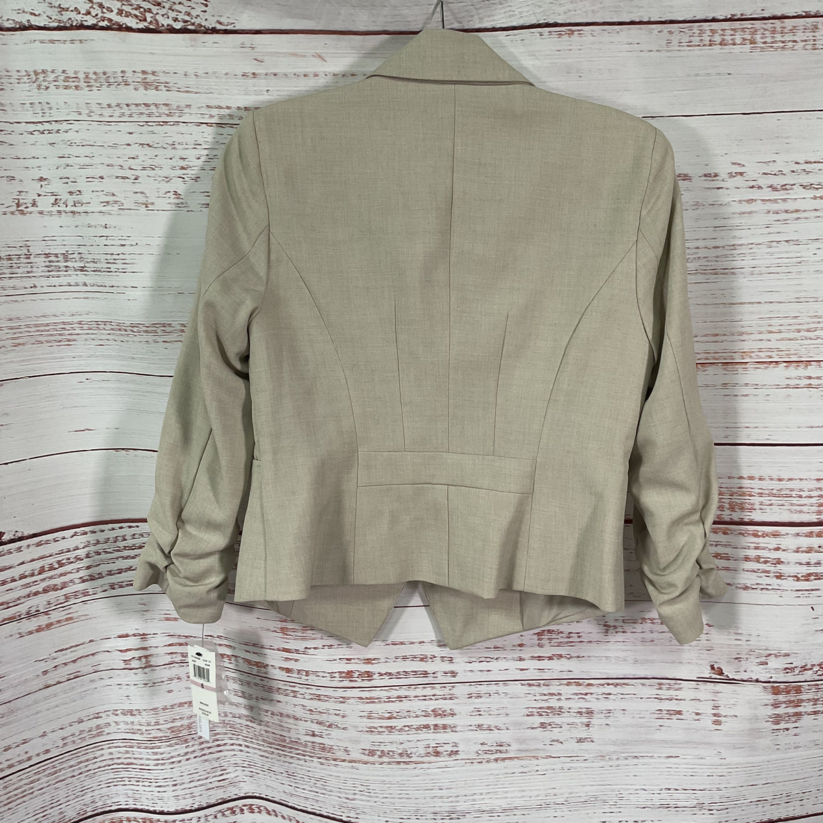Amanda + Chelsea Stone Color Stretch 1 Button Blazer Jacket - Size 6 New