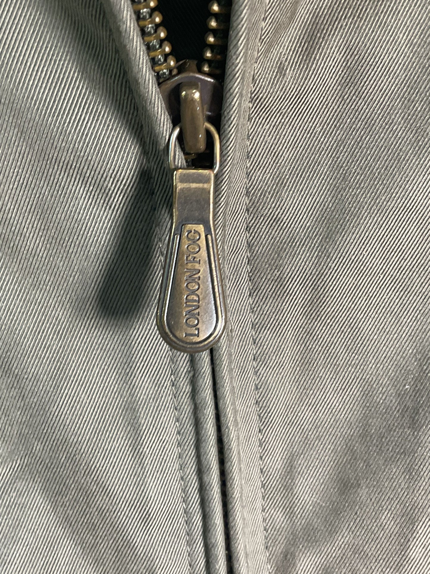 London Fog Green Zip Up Jacket - Size M