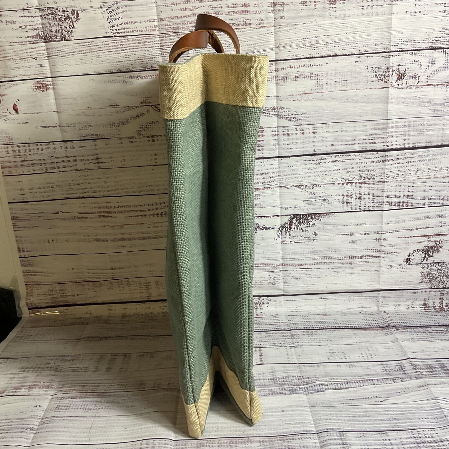 APOLIS GLOBAL CITIZEN Green/Tan Market Tote Canvas Bag