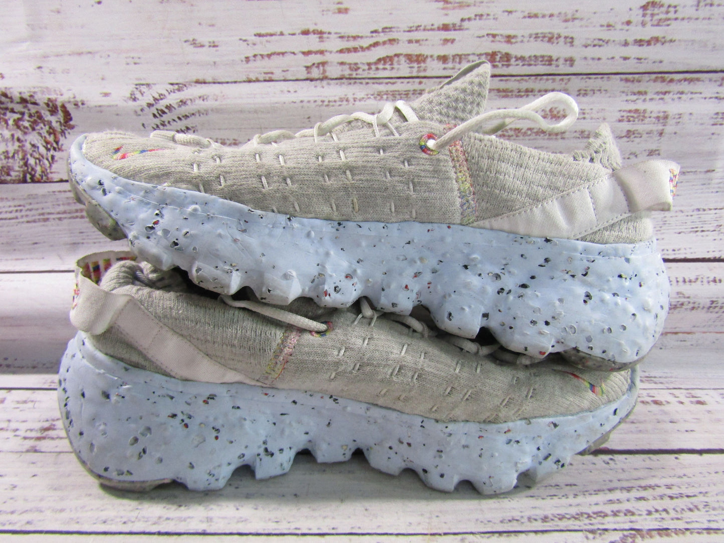 Nike Space Hippie 04 Photon Dust Women's Knit Running Shoes Size CD3476-102