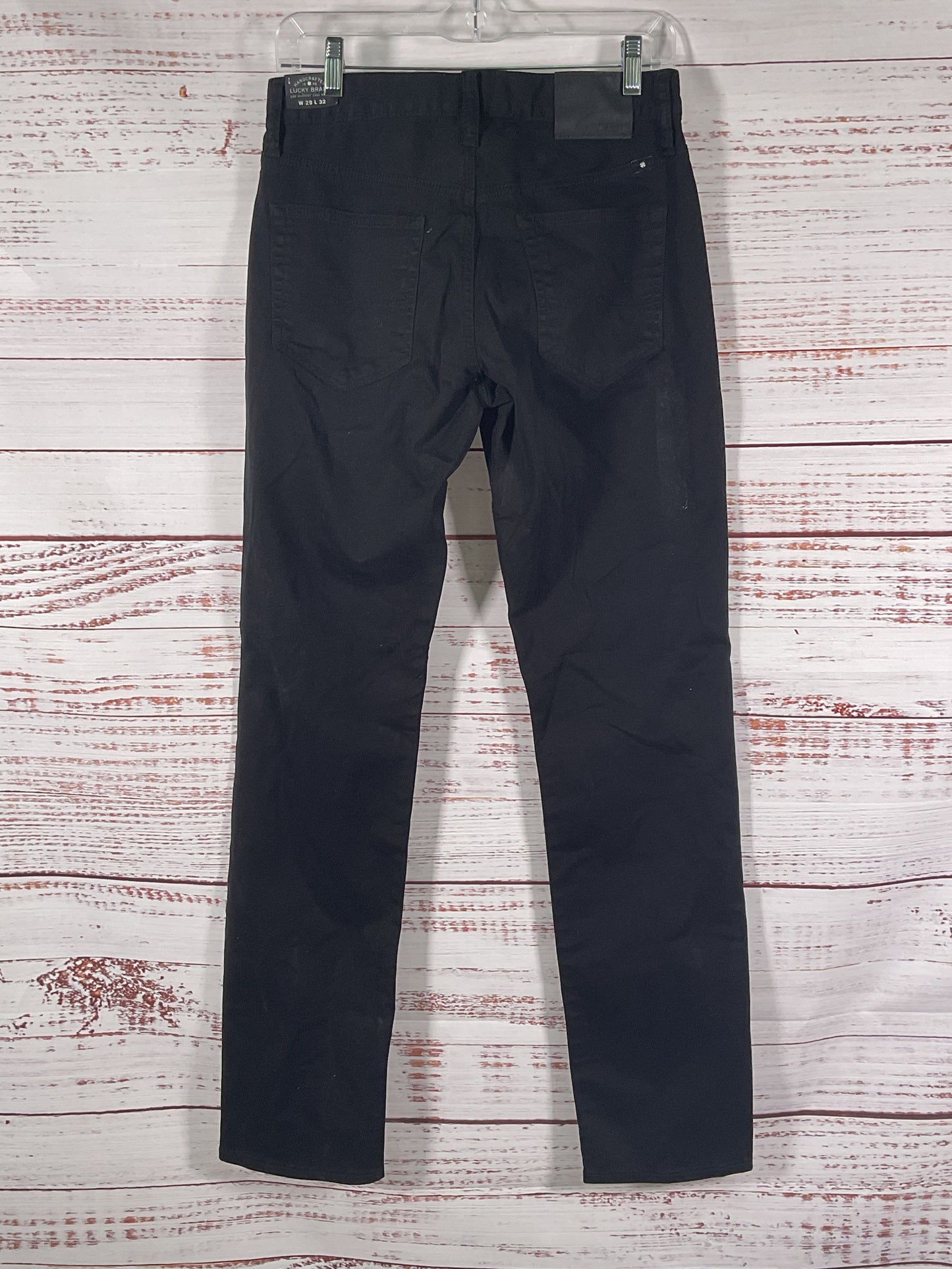 Lucky Brand Slim Straight Black Jeans NWT - Size 29 x 32