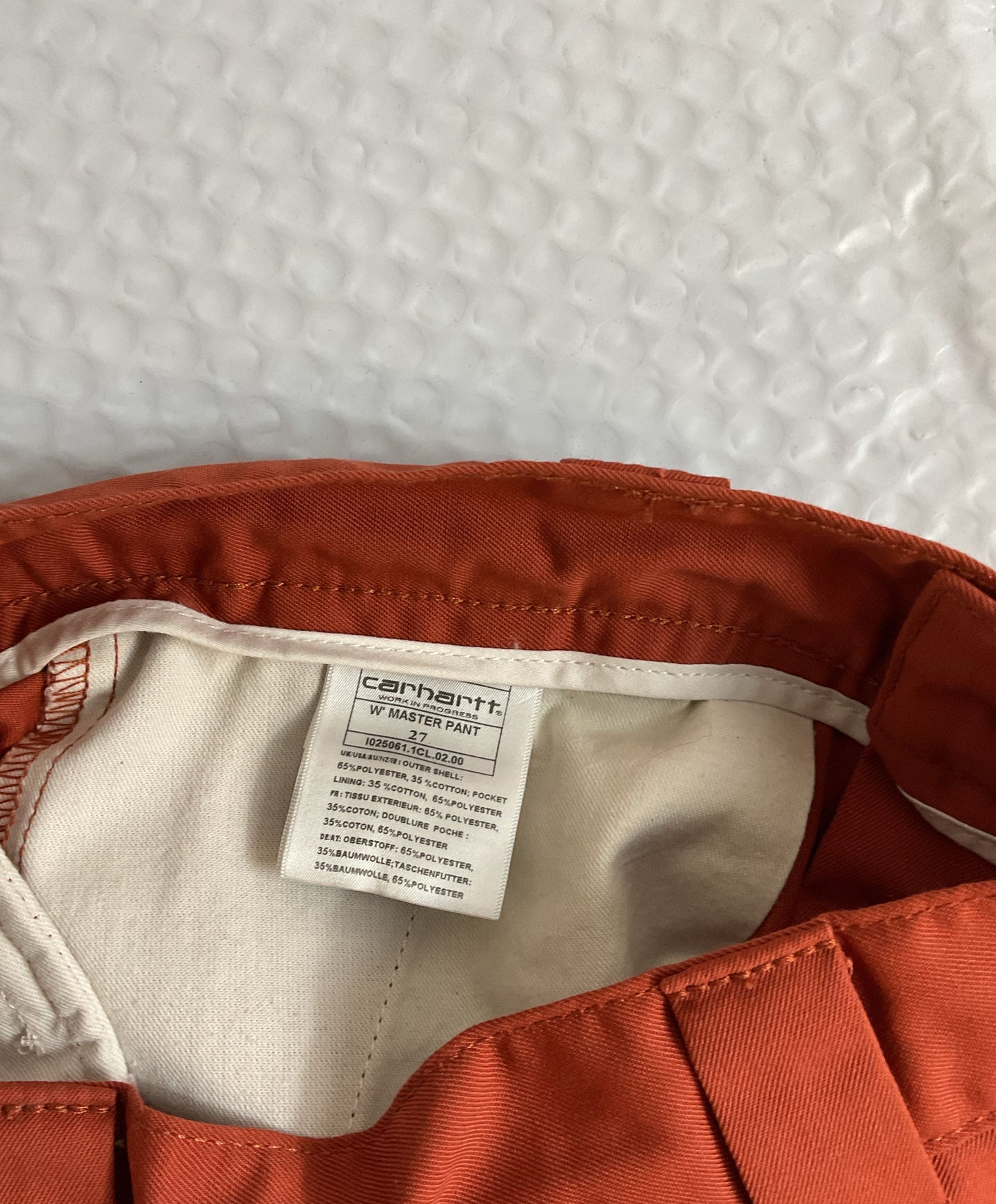 Carhartt Women's Master Pant Size 27