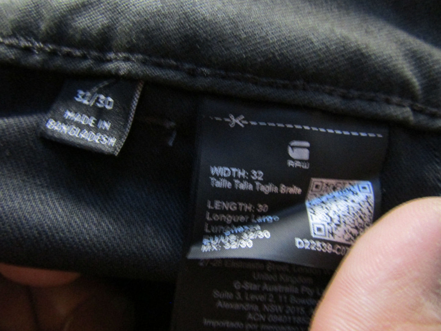 G-Star Kate Women's Gray Boyfriend Chino Pants Size 32