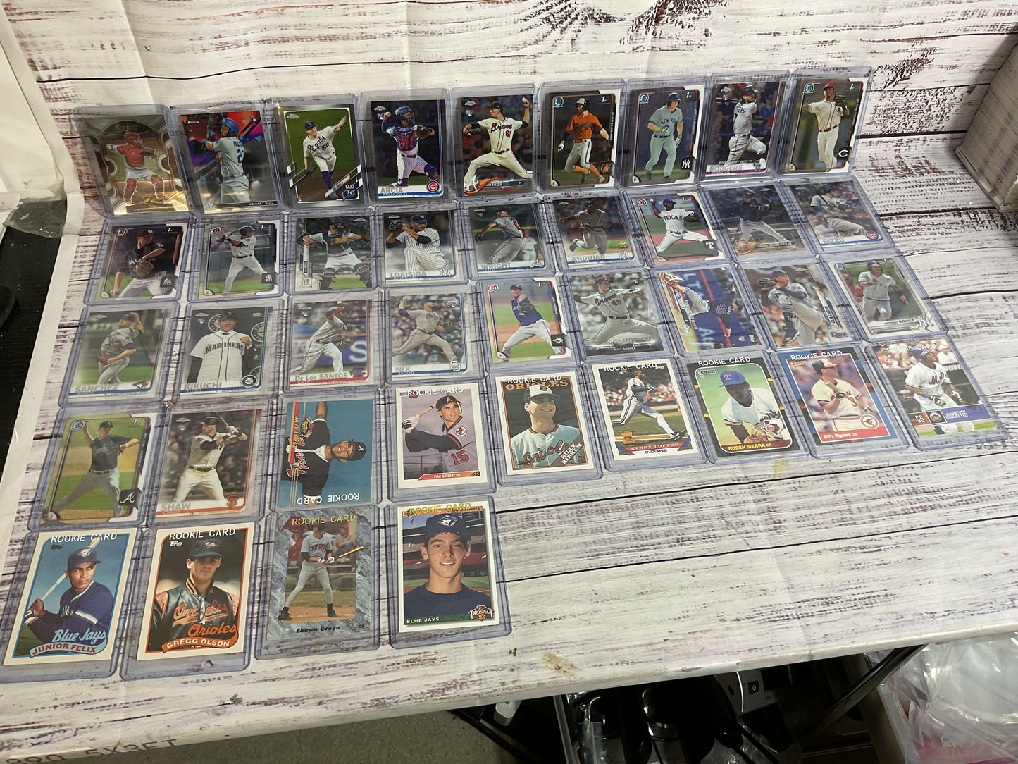 750+ MIXED LOT of Rookie Draft Bowman Chrome Heritage, Prospect Baseball Cards