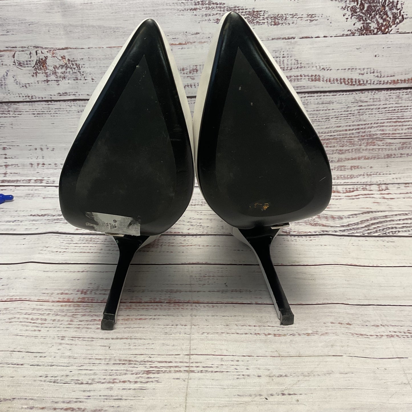 Tony Bianco White Capretto Boots Heels Side Zip Women Size 6