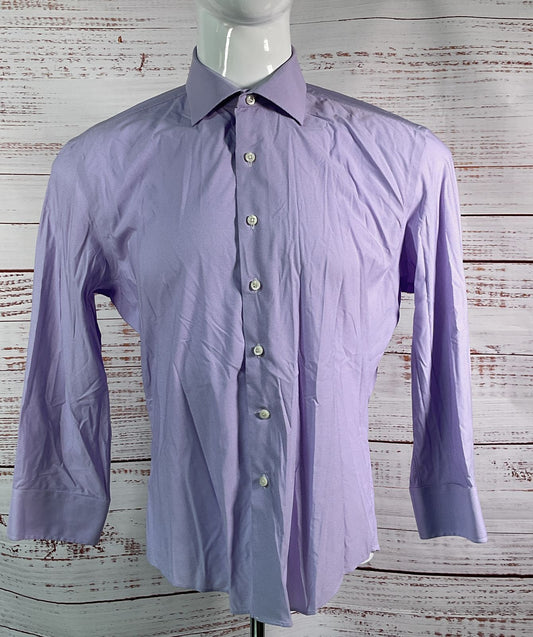 Liberty Shirt Co Micro Square 3/4 Sleeve Shirt Purple