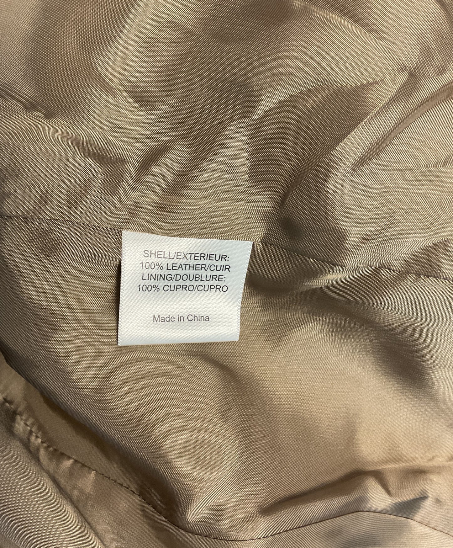 Women's Tory Burch Brown Leather Jacket Size 4