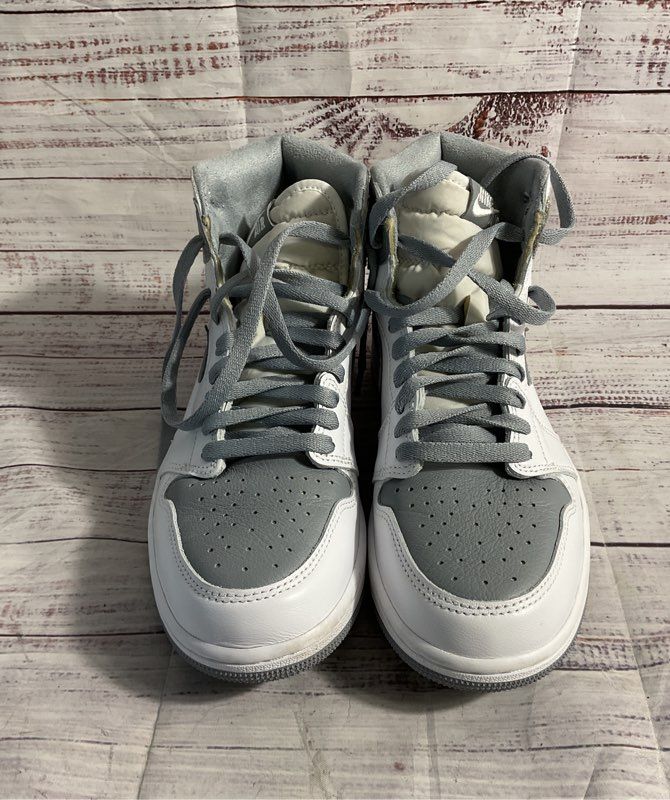 Nike Air Jordan 1 Retro High OG Stealth White Gray Men's Size 8 555088-037