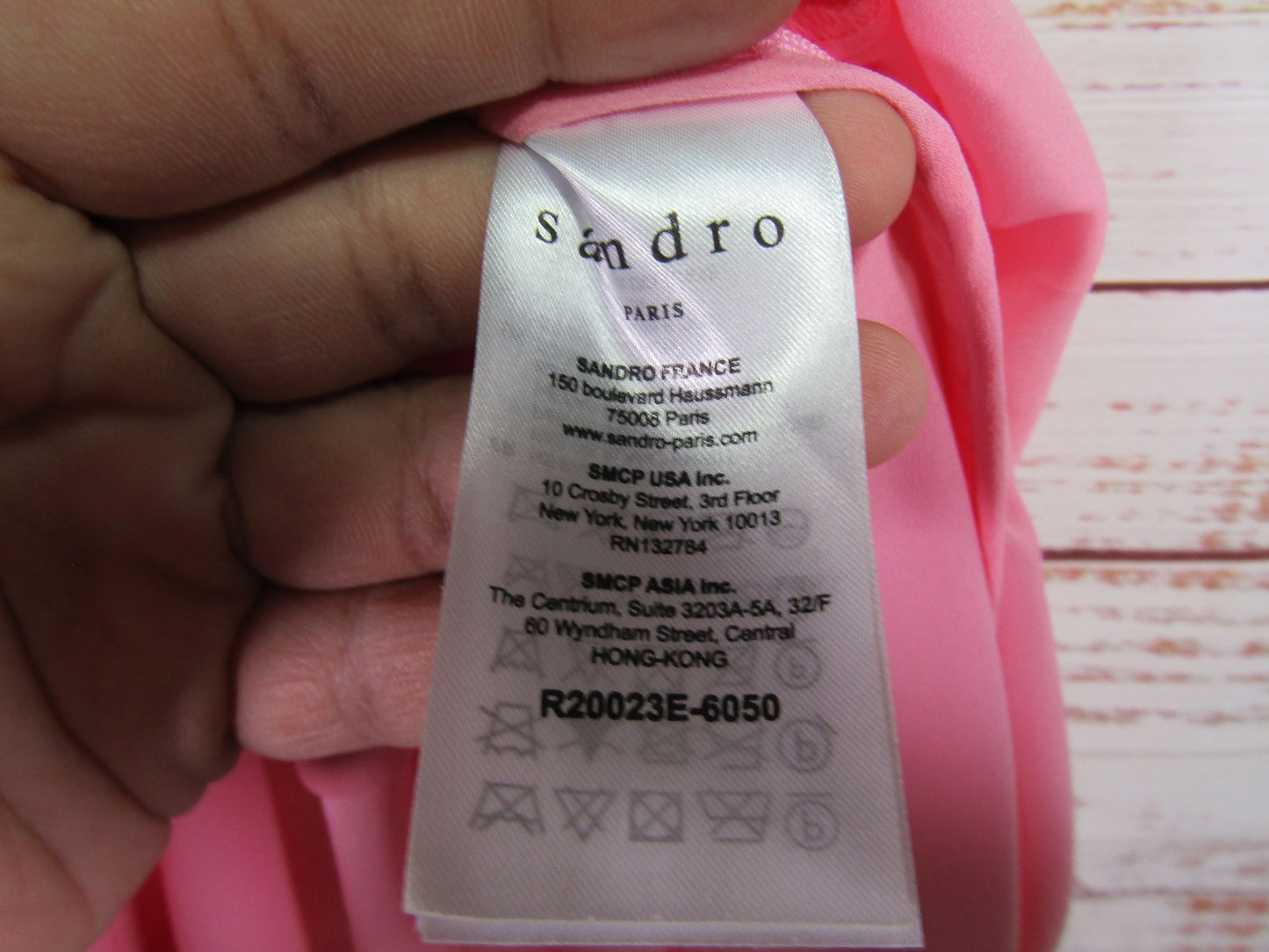 Sandro Janyce Women's Pink Sleeveless Pleated Dress Size 38