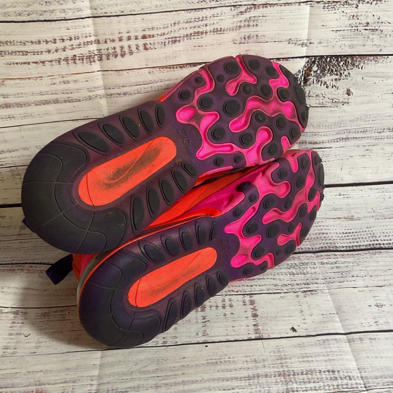 NIKE Air Max 270 React AT6174-600 Mystic Red Pink Blast Women's Shoes- SZ 9.5