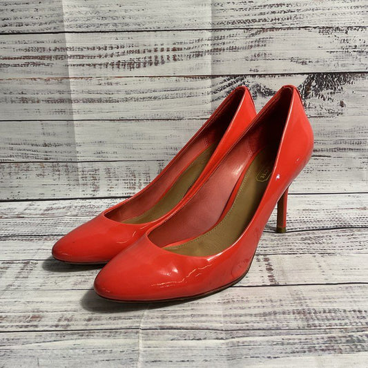 Coach Nala Patent Leather Coral Pump Heel Women's Size 8