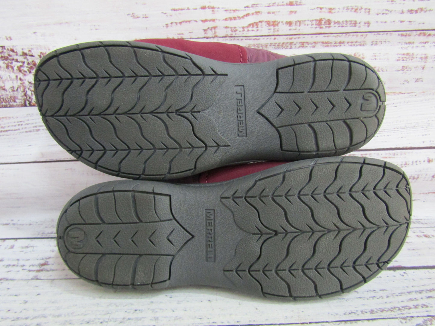 Merrell Encore Q2 Women's Burgundy Wine Clog Slides Size 7.5 J95198