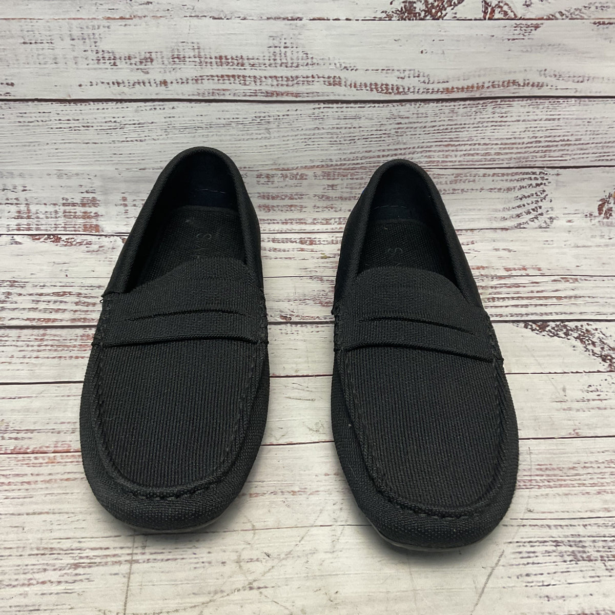 Rothys Black Knit Driving Loafer Casual Shoe Men Size 10