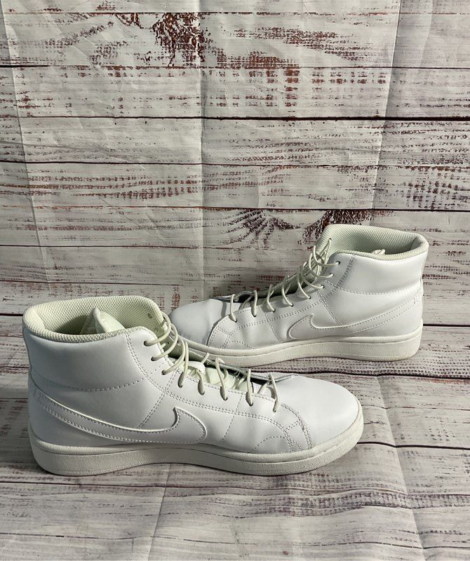 Nike Mid Sneakers Men’s Size 11 White High Top Leather Y2K Classic CT1725-100