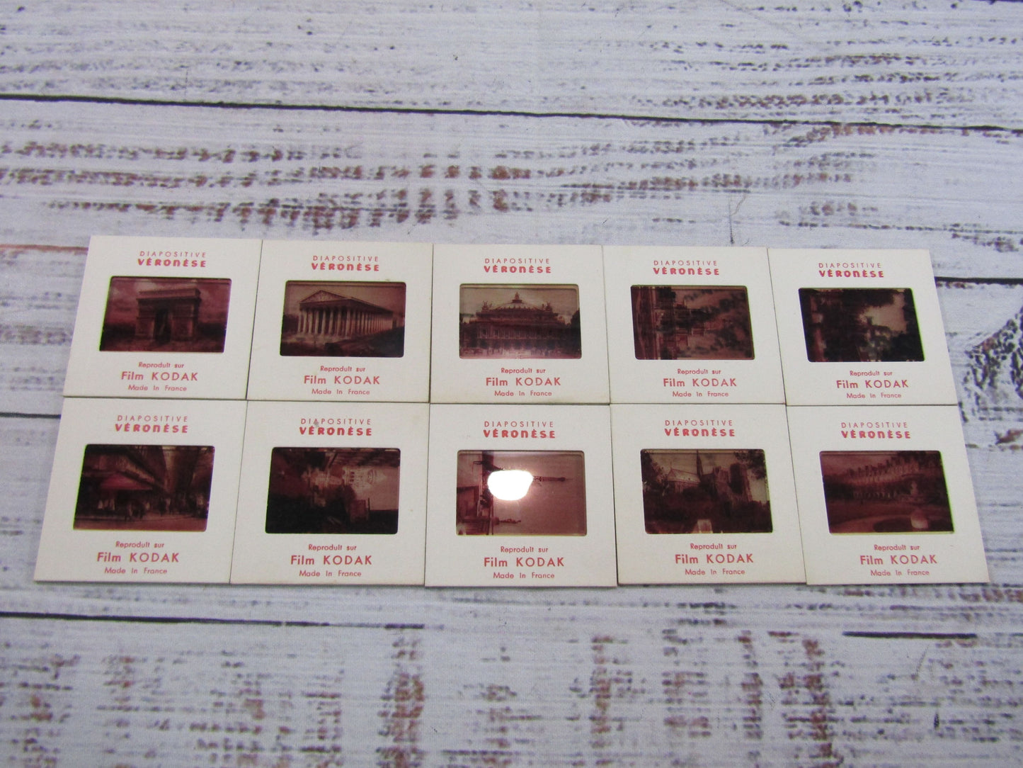 Lot of 32 Slides Diapositive Veronese Eastmancolor.Kodak Woodmansterne Koln