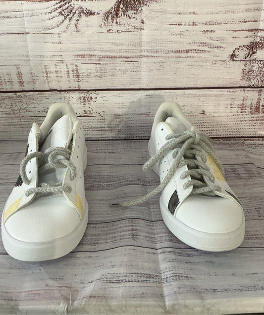NWB Women's Adidas Advantage 2.0 White Sneakers Size 8.5 Retail $70