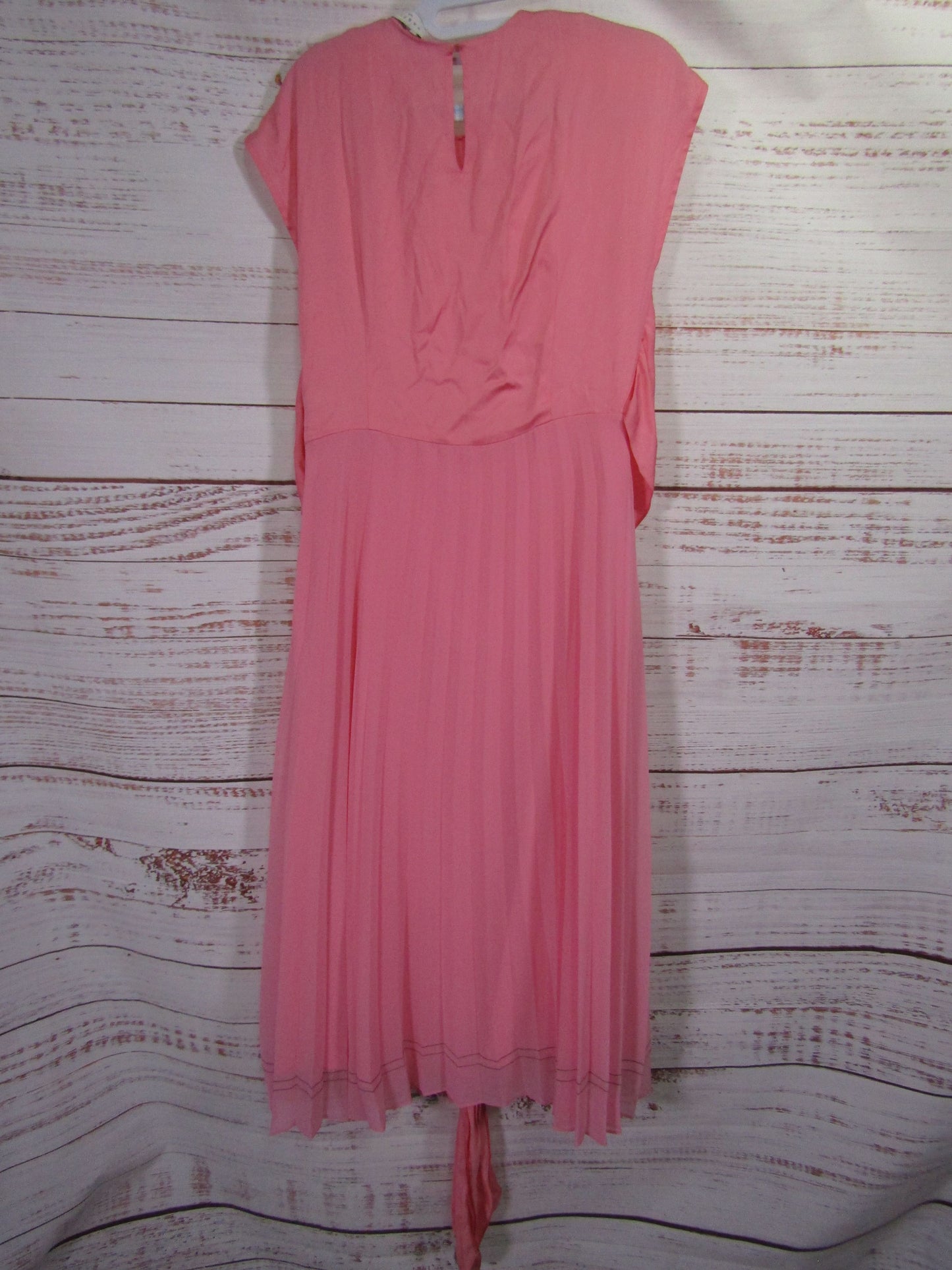 Sandro Janyce Women's Pink Sleeveless Pleated Dress Size 38