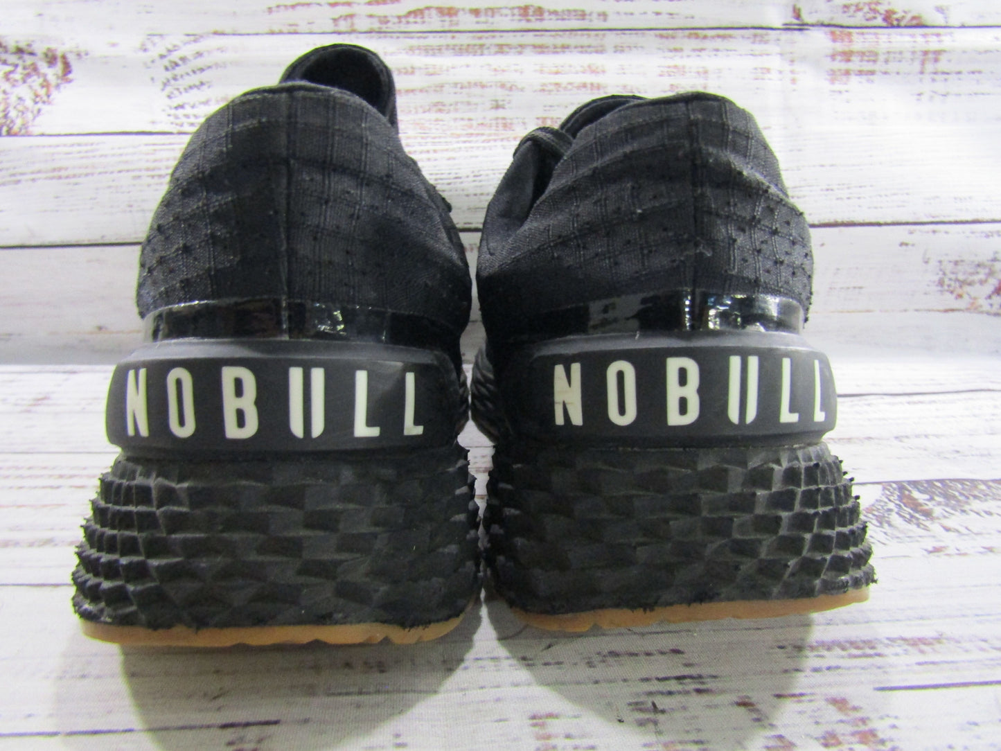 NOBULL Allday Ripstop Men's Black Gum Training Shoes Size 8.5