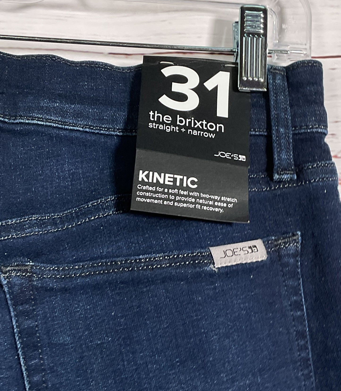 Joe's Jeans The Brixton Straight Narrow Jeans Medium Wash Blue 31
