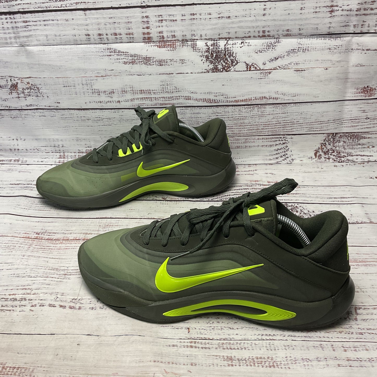 Nike A'ja Wilson A'One Green Athletic Basketball Sneakers Shoe Women Size 12