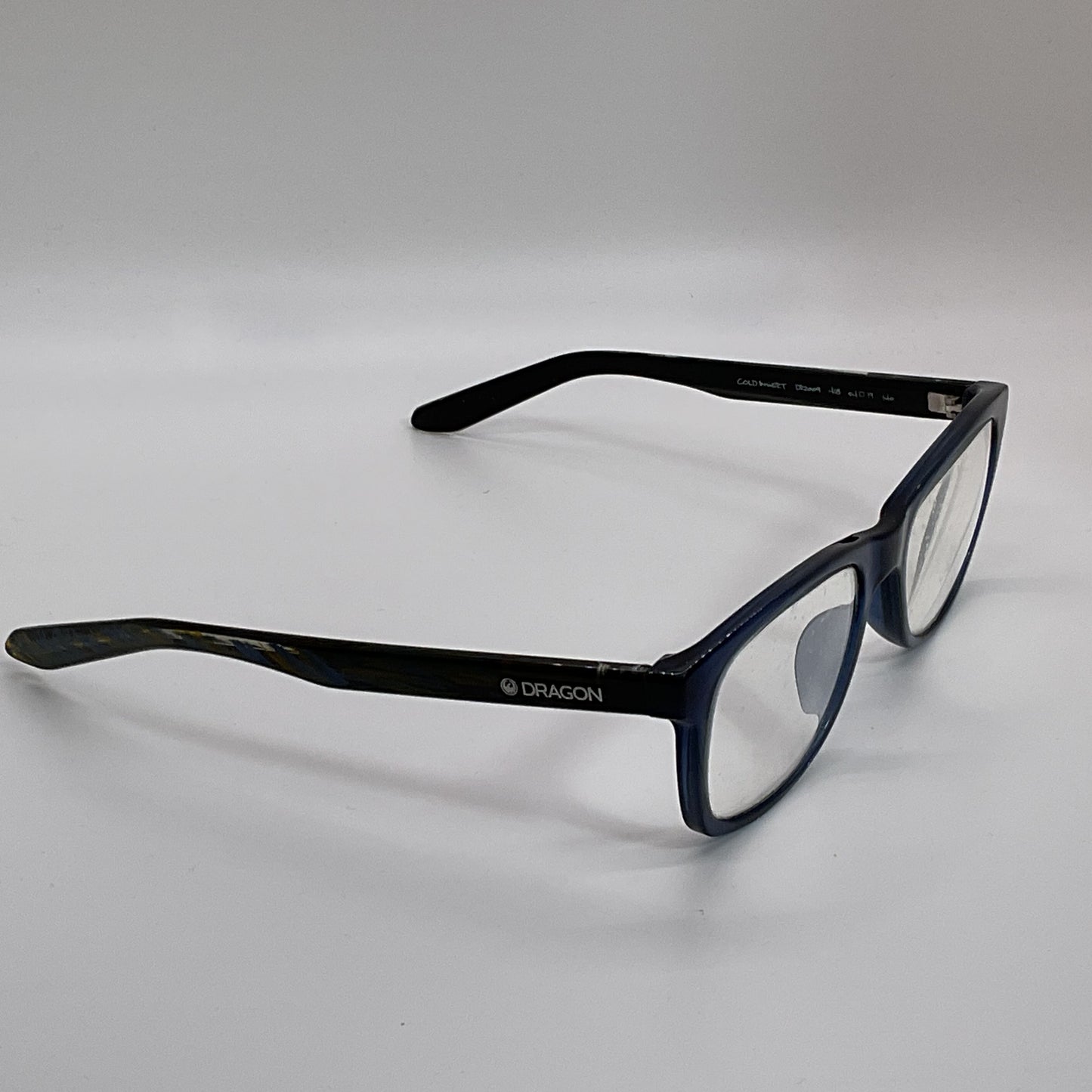 DRAGON DR2009 Cold Insert Clear Blue Eyeglasses- 54[ ]19 140 (FRAMES ONLY)
