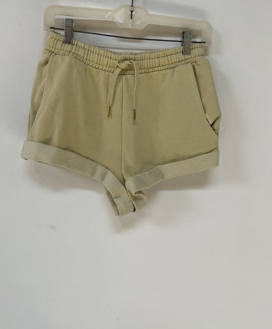 NWT Women's We Wore What Green Pull on Sweat Shorts Size S/P
