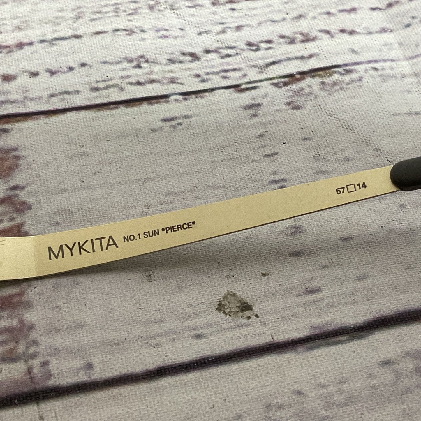 MYITA No 1 Sun Pierce Gold Unisex Eyeglasses 57[ ]14 140 (FRAMES ONLY)