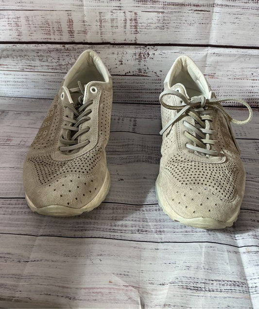 Women's Farrutx Suede Sneaker in Light Gray Size 40 US 9 Retail $149