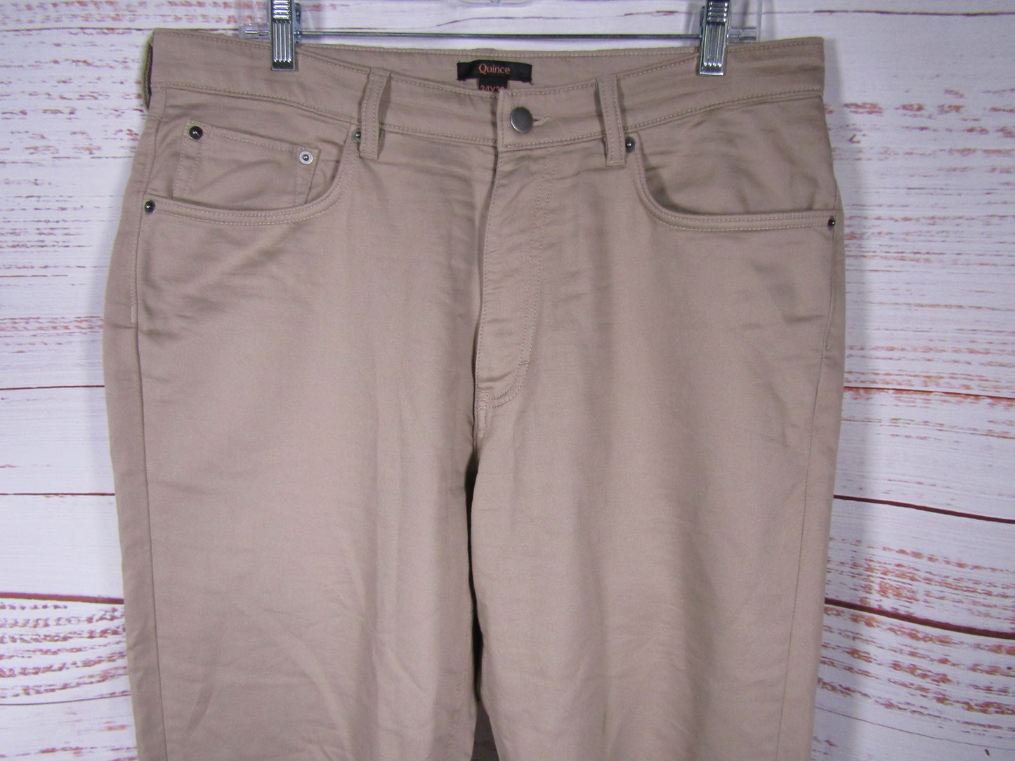 Quince Men's Khaki Chino Pants Size 34x30
