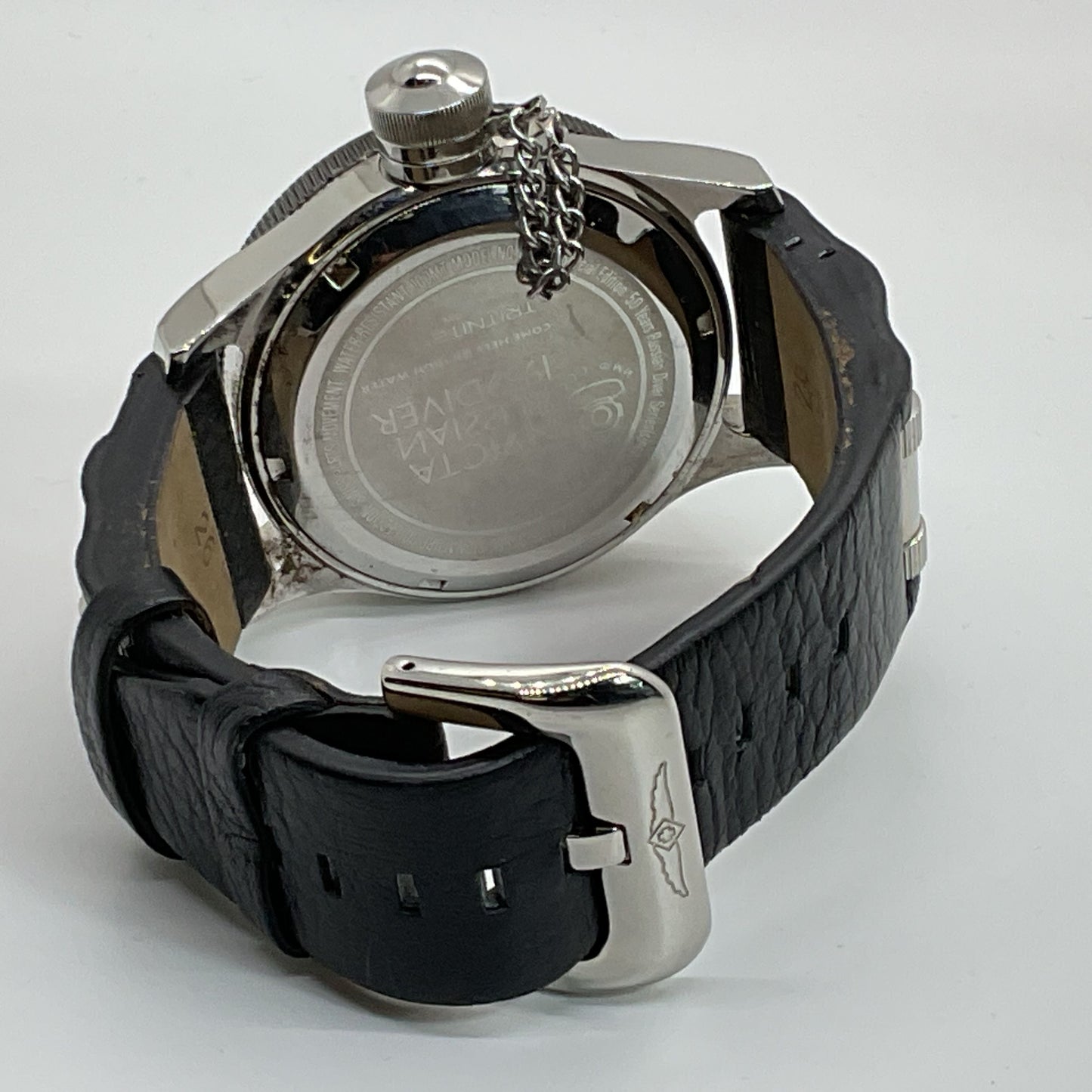INVICTA Russian 1959 Diver Men's Watch with Black Band- NEEDS BATTERY