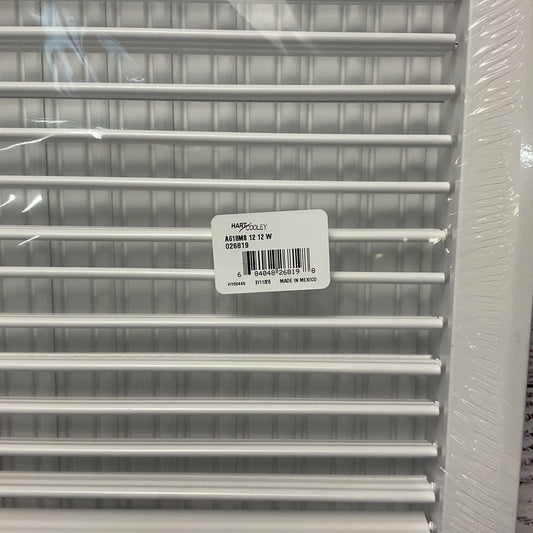 Hart & Cooley Double Deflection Sidewall Register 12"x12" White New