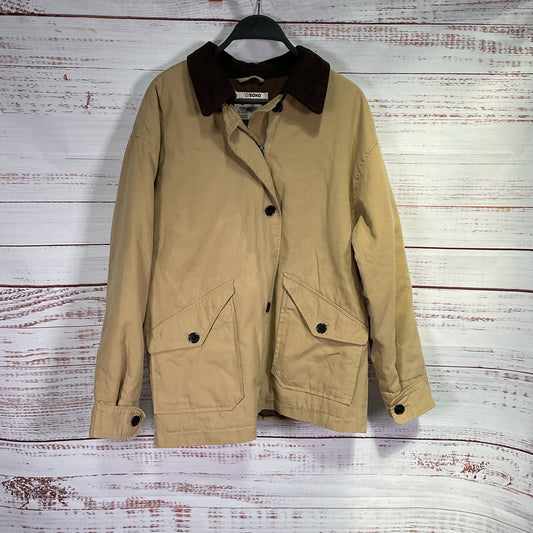 Ci Sono Khaki Corduroy Collar Chore Barn Jacket - Size XS