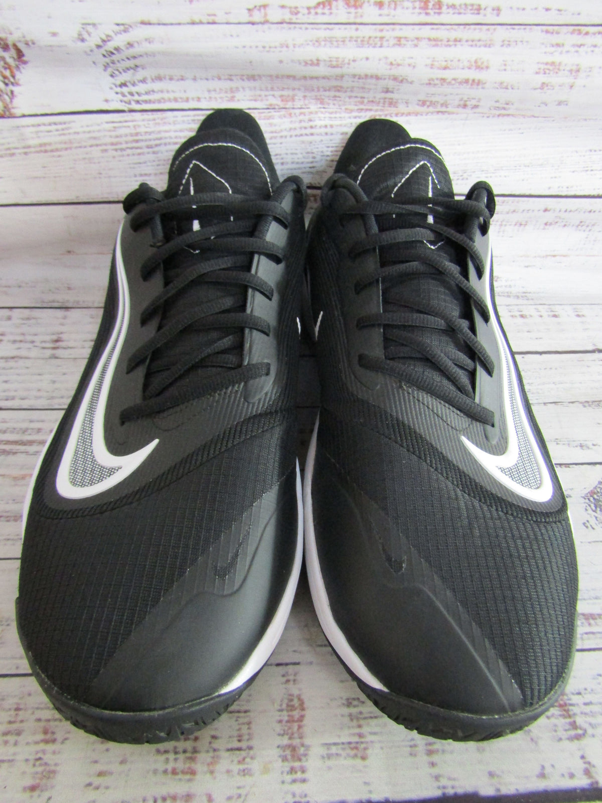 Nike Precision 7 Men's Black Low Top Basketball Sneakers Size 13 FN4322-005