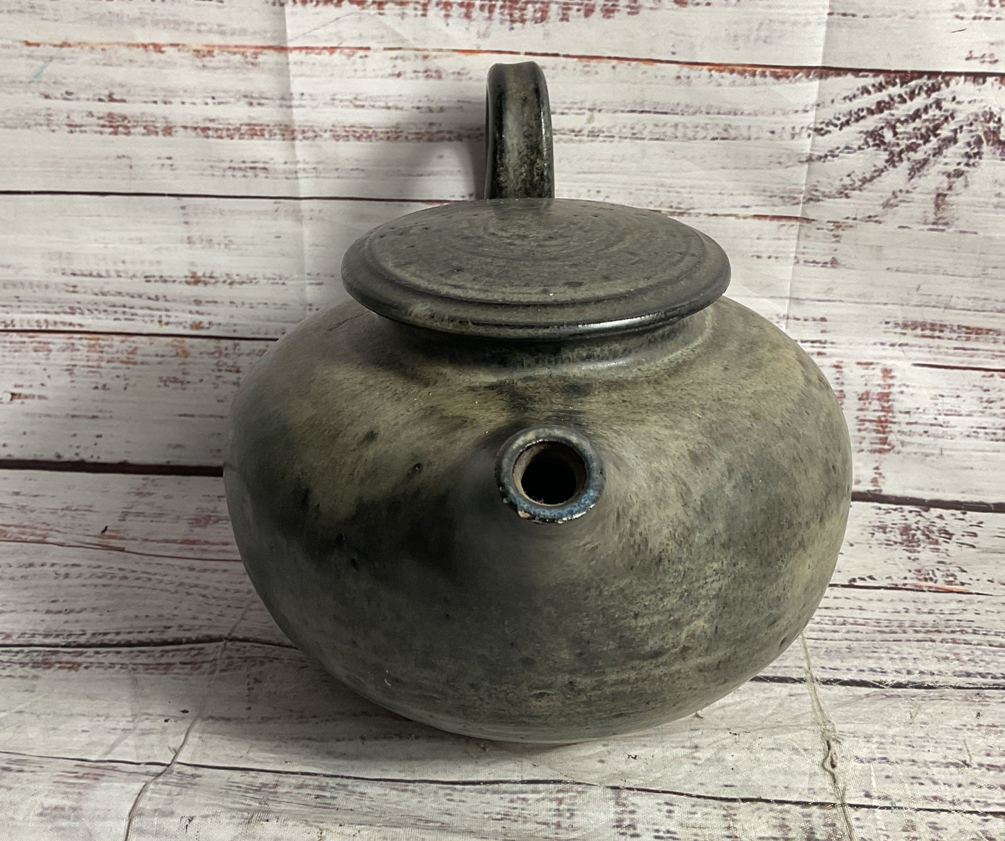 Modern Handmade Ceramic Japanese Style 5.5" Tea Pot Gray