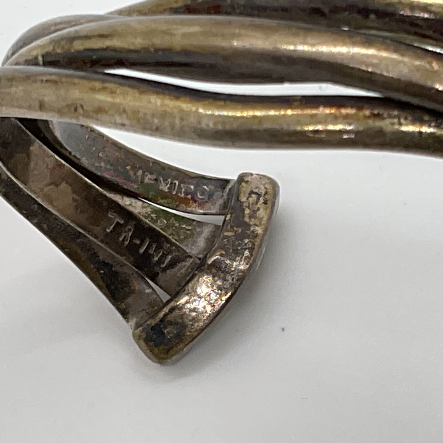 TAXCO Mexico Sterling Silver Cuff 5.75" racelet- 32.64g