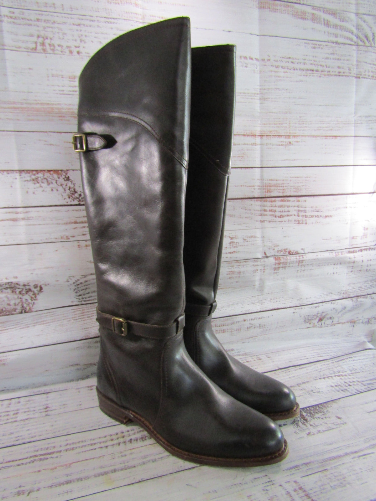 Frye Dorado Women's Brown Leather Knee High Boots Size 8 77561