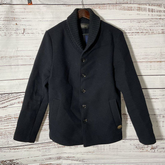 VTG. Scotch & Soda Navy Blue Cowl Neck Jacket - Size M