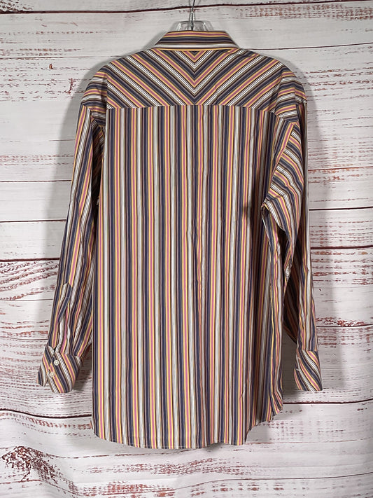 Ted Baker Multicolor Striped Button Up Shirt - Size 16-32/33
