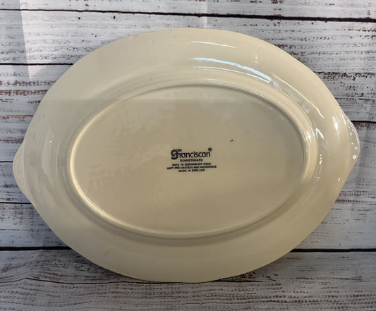 Franciscan Ceramic Earthenware Desert Rose Serving Platter Multicolor