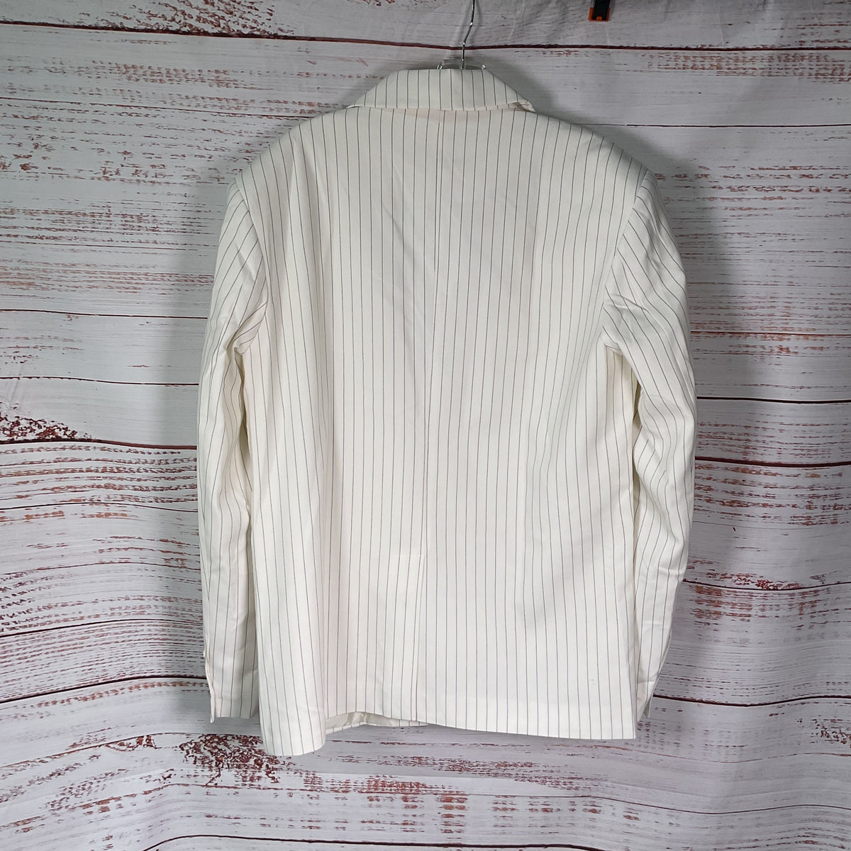 Salt Murphy White Pin Stripe Oversized Large Blazer Jacket - Size 36 New 1/2