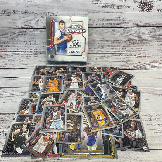 Topps Chrome 2025 26 Basketball Card Box 59 Cards