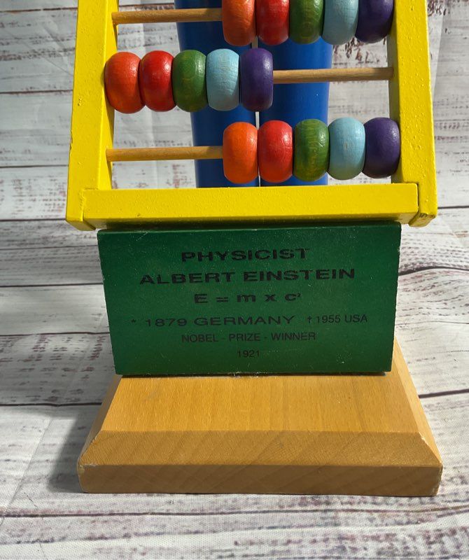 Vintage Steinbach Nutcracker S602 Physicist Albert Einstein 14"