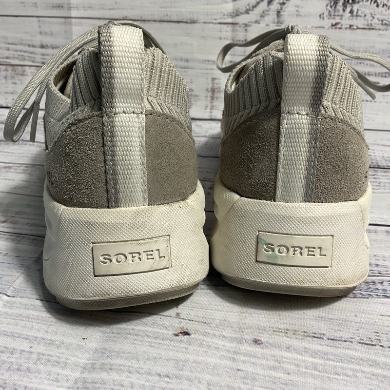 Sorel ONA 503 Knit Dove Grey Athletic Sneakers Women's Size 7