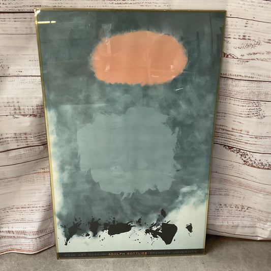 VTG. Rose Art Museum ADOLPH GOTTIEB "Rising" Brandeis Univ. Lithograph Poster