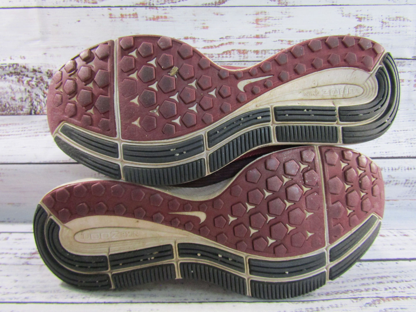 Nike Air Zoom Pegasus 34 Women's Black Berry Low Top Sneakers AH7949-200