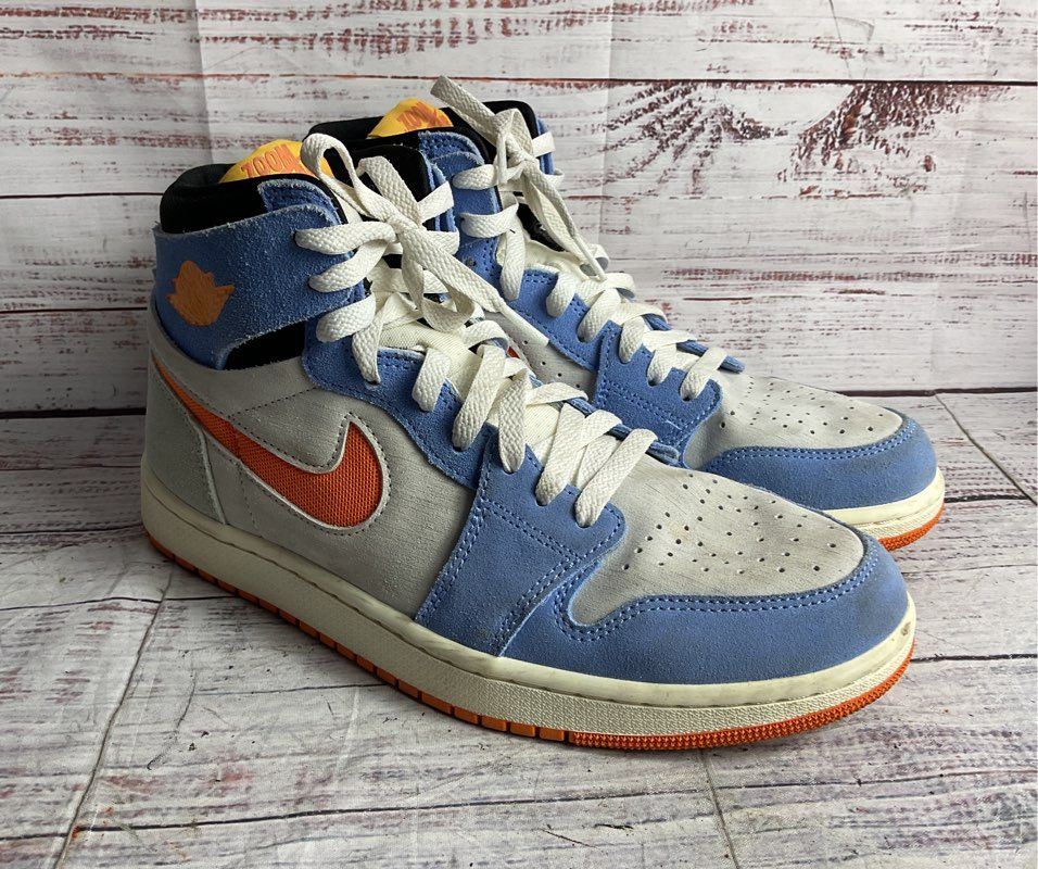 Nike Air Jordan 1 High Zoom Comfort 2 Sneakers Royal Pulse Alpha Orange 9
