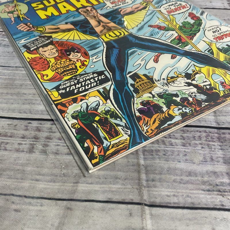 Lot Of 2 Vtg. Savage Sub Mariner #67 & #72 Marvel Comics Ungraded 1974